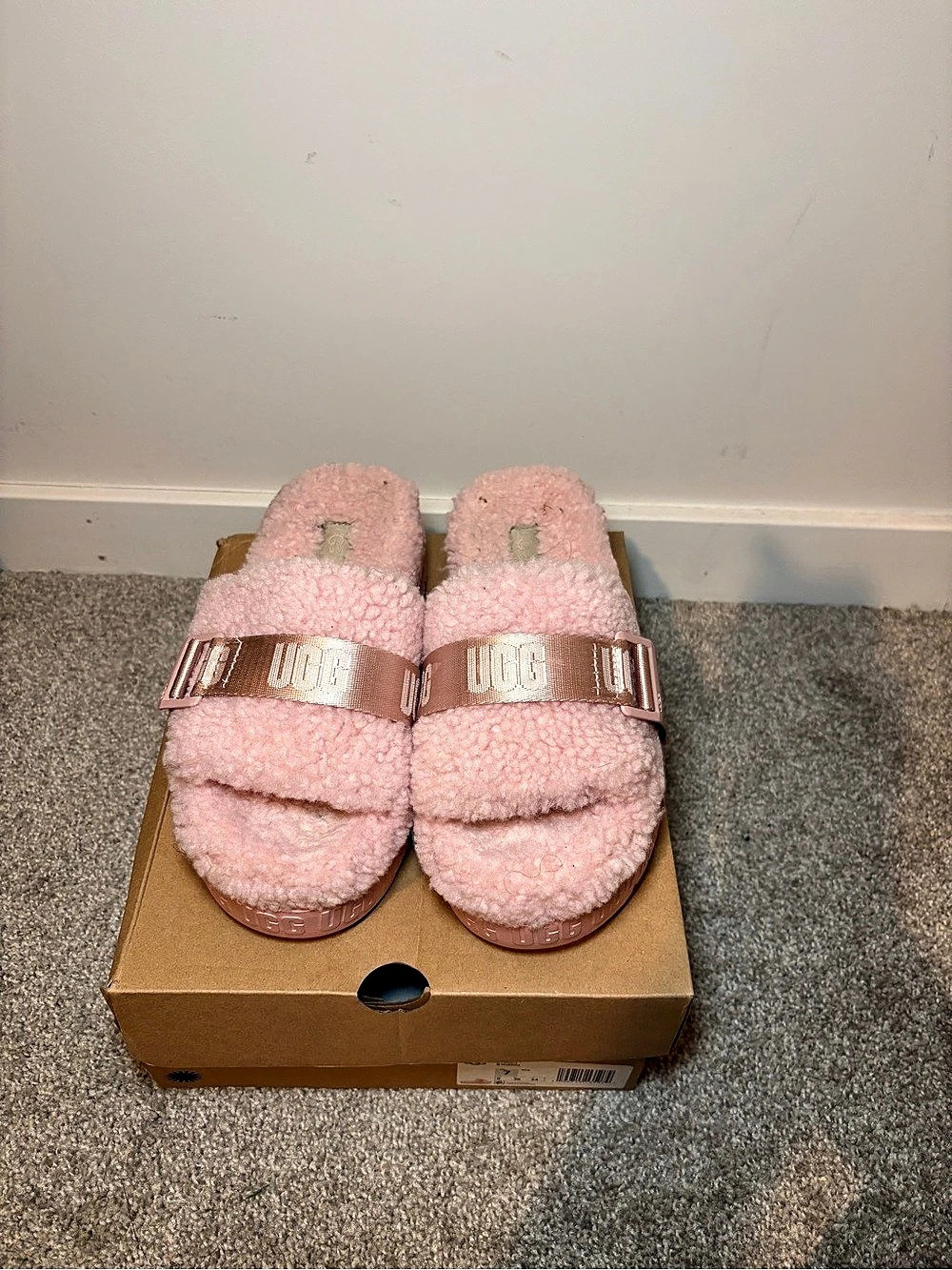 UGG Pink Platform Sandals